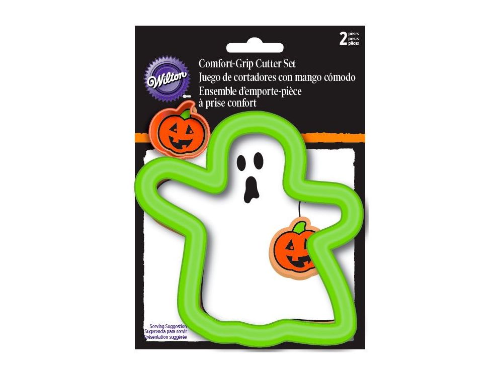 Mold, cookie cutter - Wilton - ghost and pumpkin, 2 pcs.