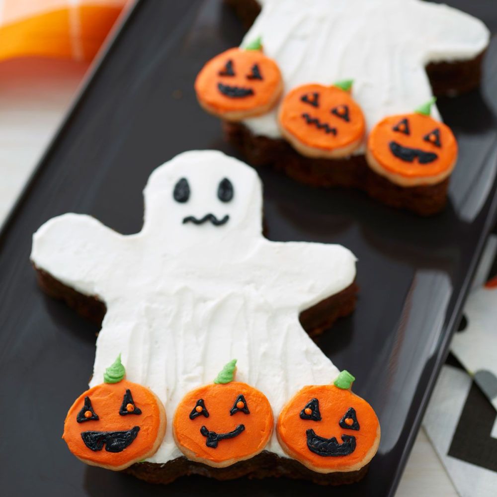 Mold, cookie cutter - Wilton - ghost and pumpkin, 2 pcs.