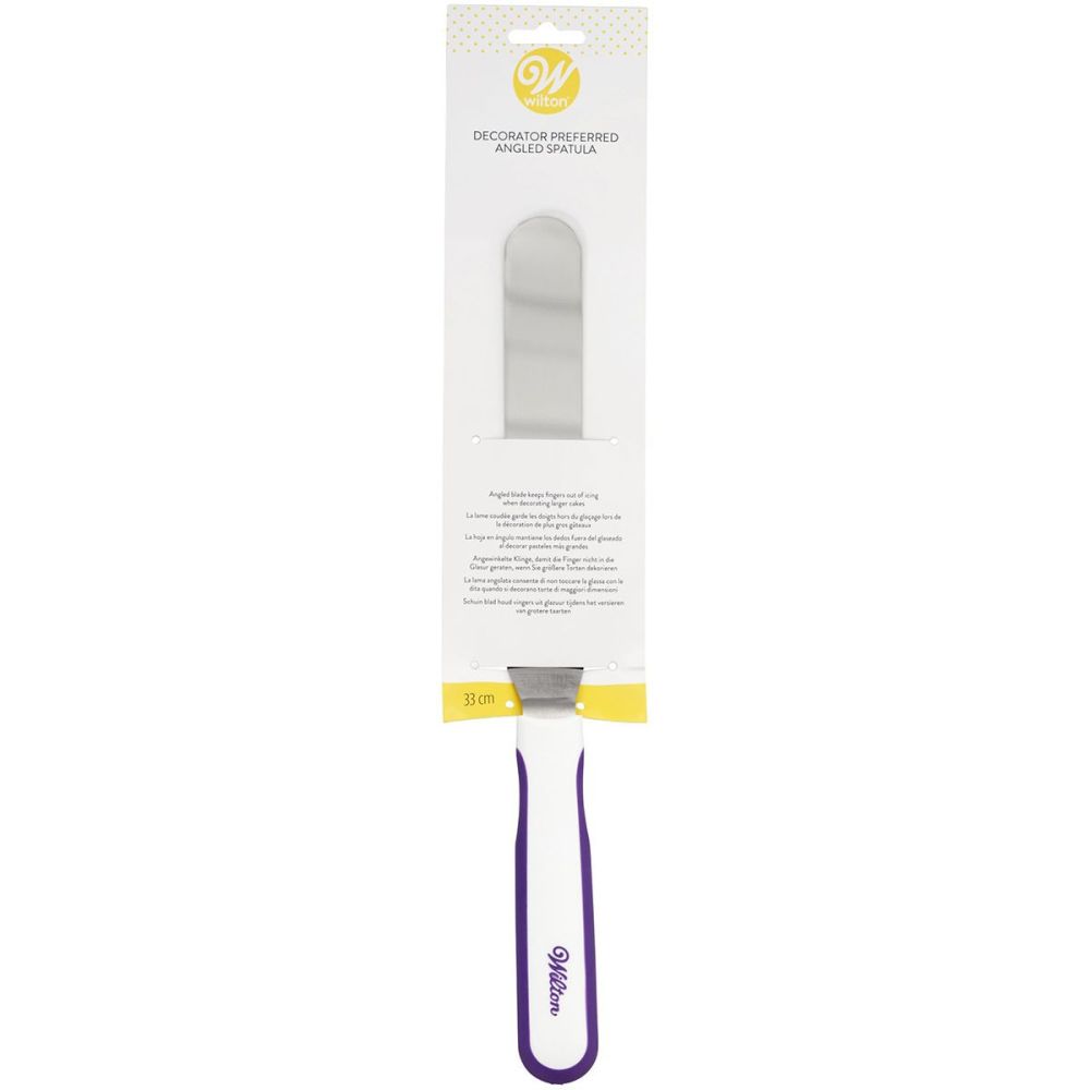 Confectionery spatula for cakes - Wilton - bent, 33 cm
