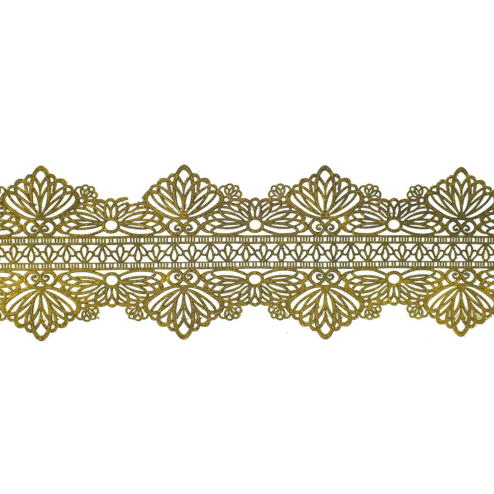 Sugar lace - Slado - antique gold, no. 14, 120 cm