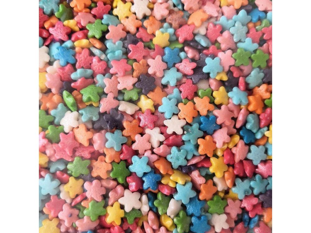 Sugar Sprinkle - Slado - flowers, colorful mix, 50 g