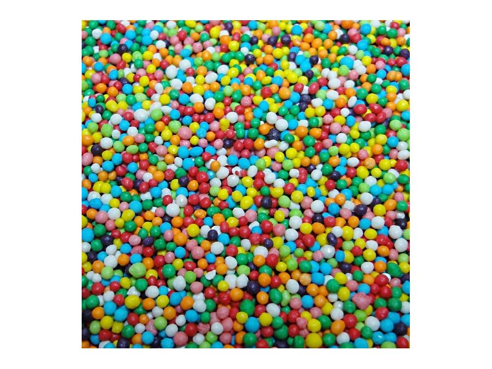 Sugar sprinkles - Slado - poppy seed, colored mix 2, 50 g