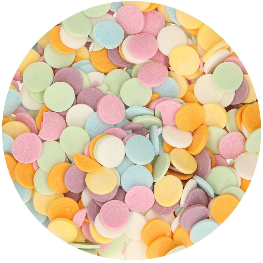 Posypka cukrowa - FunCakes - konfetti XL, mix, 55 g