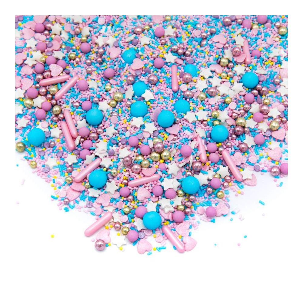 Sugar sprinkles - Happy Sprinkles - Cotton Candy, mix, 90 g