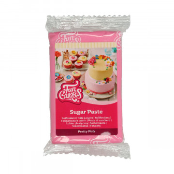 Masa cukrowa - FunCakes - Pretty Pink, różowa, 250 g