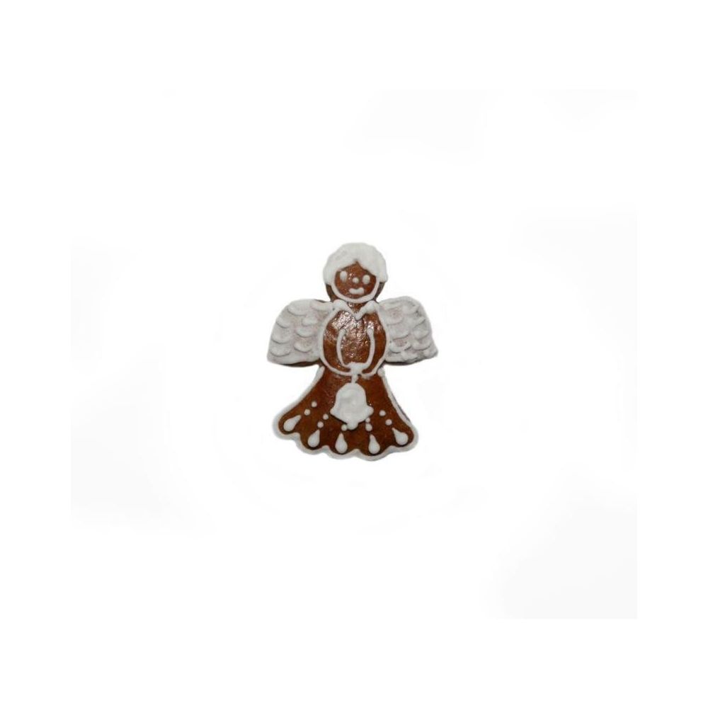 Foremka, wykrawacz do ciastek - Smolik - anioł z falbanką, 6,5 cm