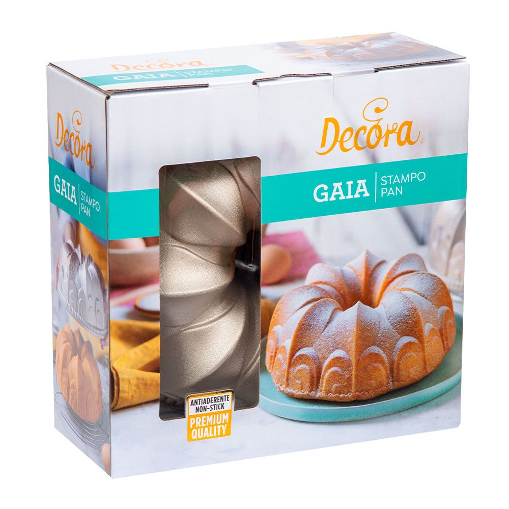 Aluminum cake pan Gaia - Decora - 24 x 24 x 10 cm