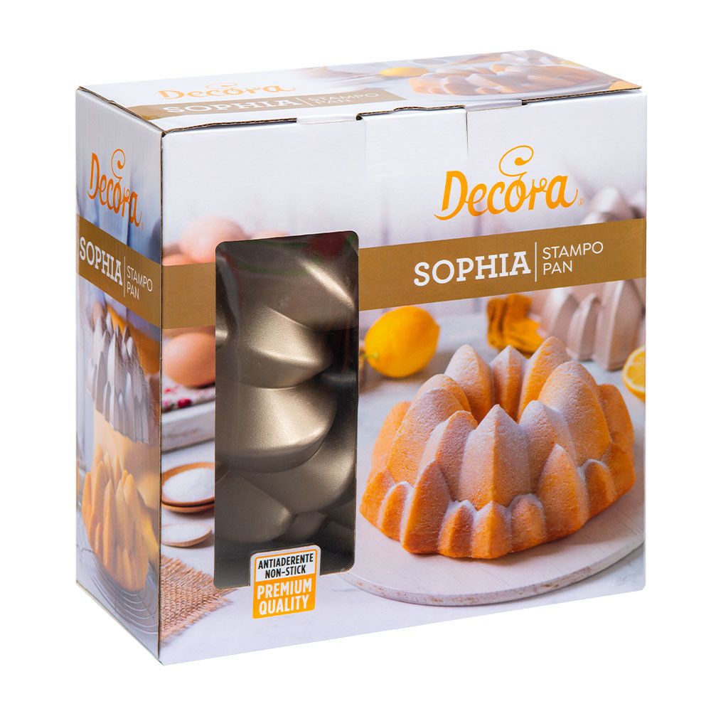Aluminum cake pan Sophia - Decora - 24 x 24 x 10 cm
