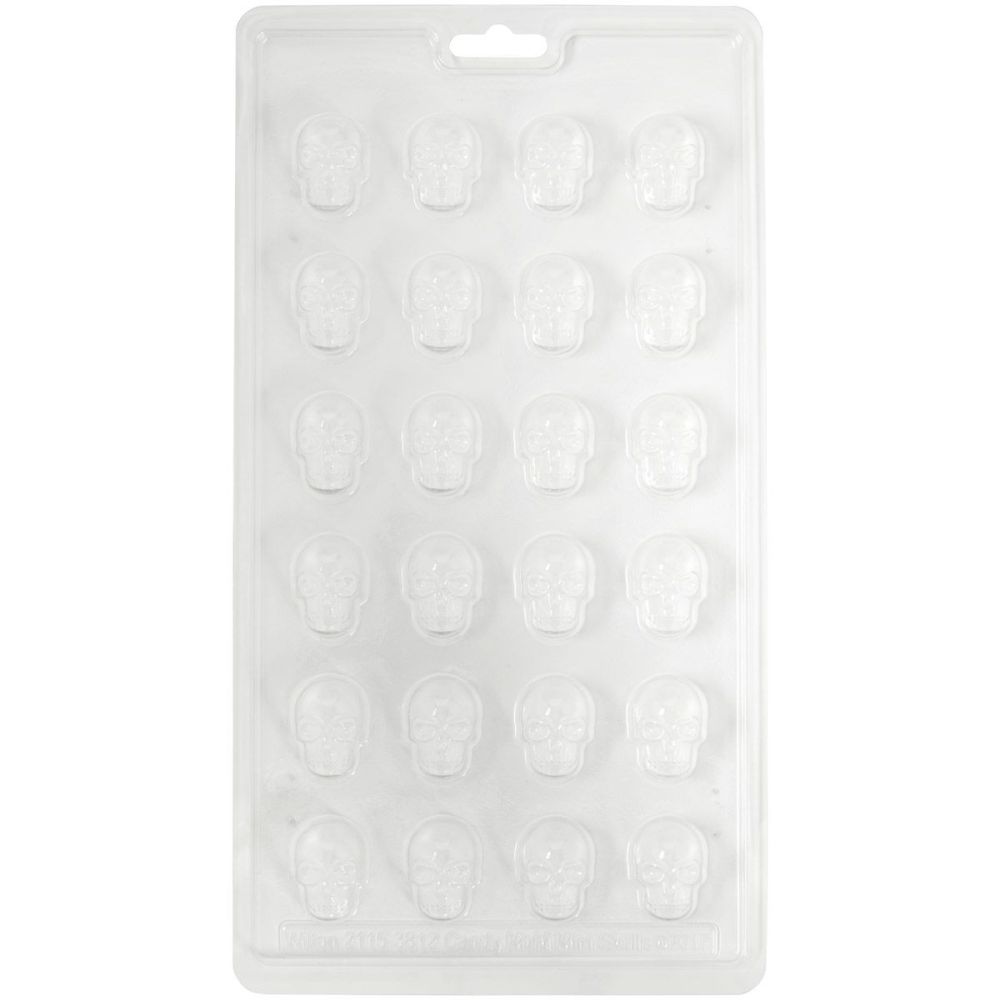Mold for chocolates and pralines - Wilton - skulls, 24 pcs.