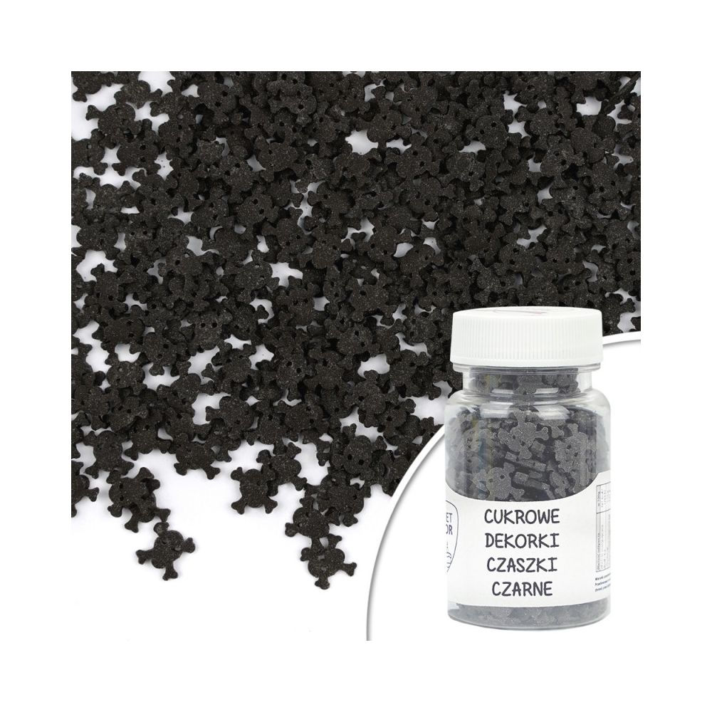 Posypka cukrowa na Halloween - Czaszka, 30 g