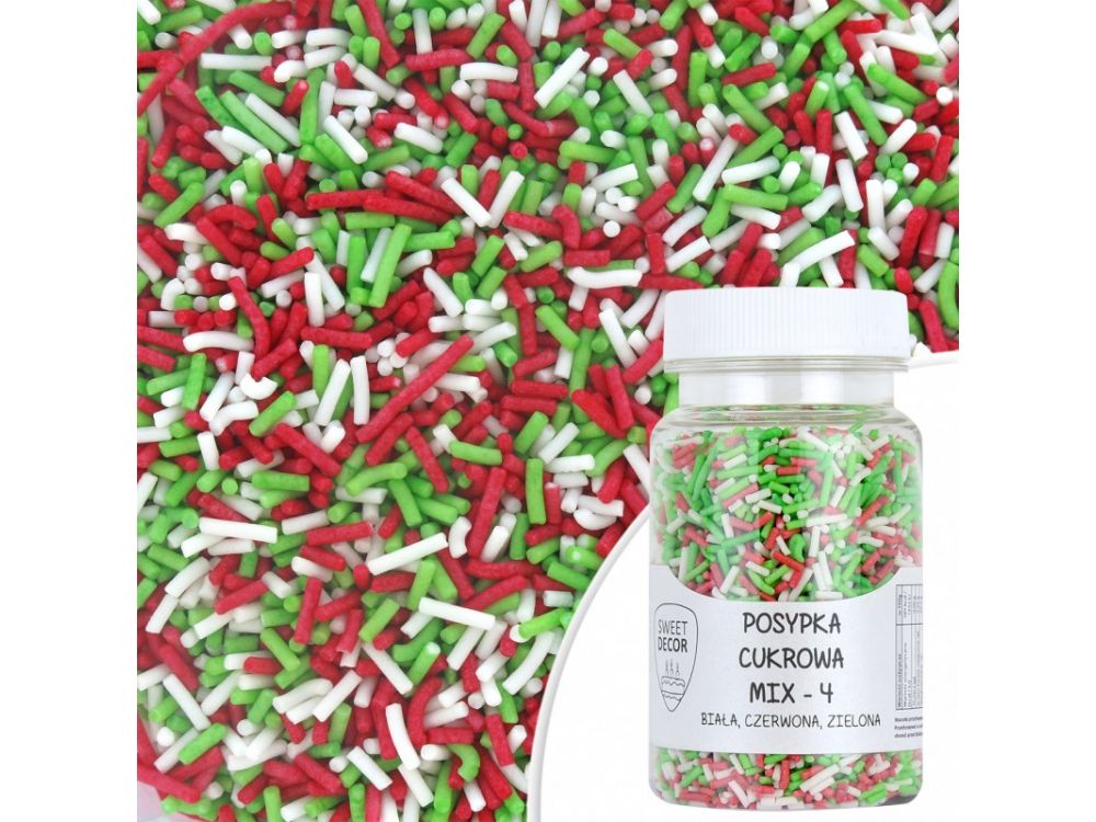 Sugar sprinkles - Mix 4, 70 g
