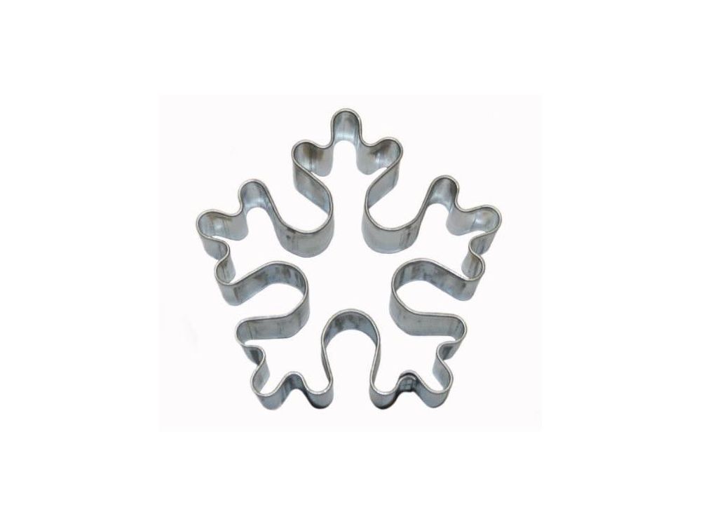 Mold, cookie cutter - Smolik - snowflake, 6,3 cm