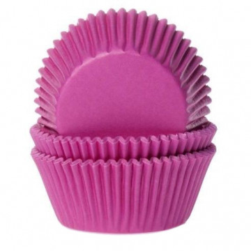 Papilotki do muffinek - House of Marie - różowe, 50 szt.
