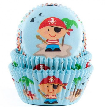 Muffin cases - House of Marie - Pirate, 50 pcs.