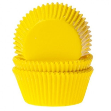 Muffin cases - House of Marie - yellow, 50 pcs.