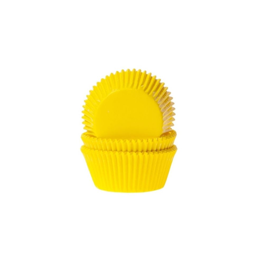 Muffin cases - House of Marie - yellow, 50 pcs.