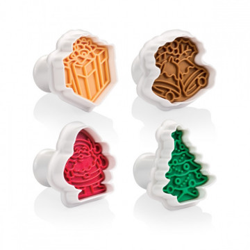 Stamp cookie cutters - Tescoma - Christmas, 4 pcs