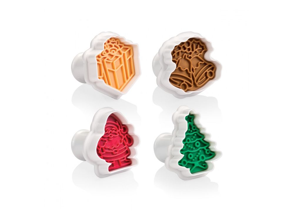 Stamp cookie cutters - Tescoma - Christmas, 4 pcs