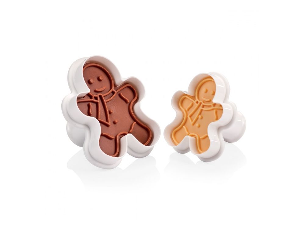 Stamp cookie cutters - Tescoma - gingerbread man, 2 pcs
