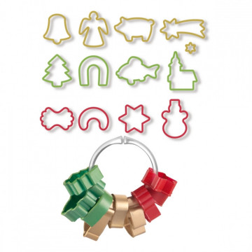 Set of cookie cutters - Tescoma - Christmas, 13 pcs