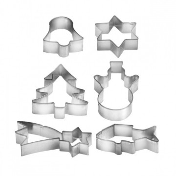 Set of cookie cutters - Tescoma - Christmas, 6 pcs