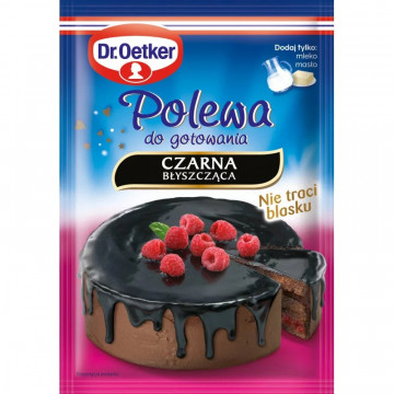 Topping for cakes - Dr. Oetker - black, 77 g
