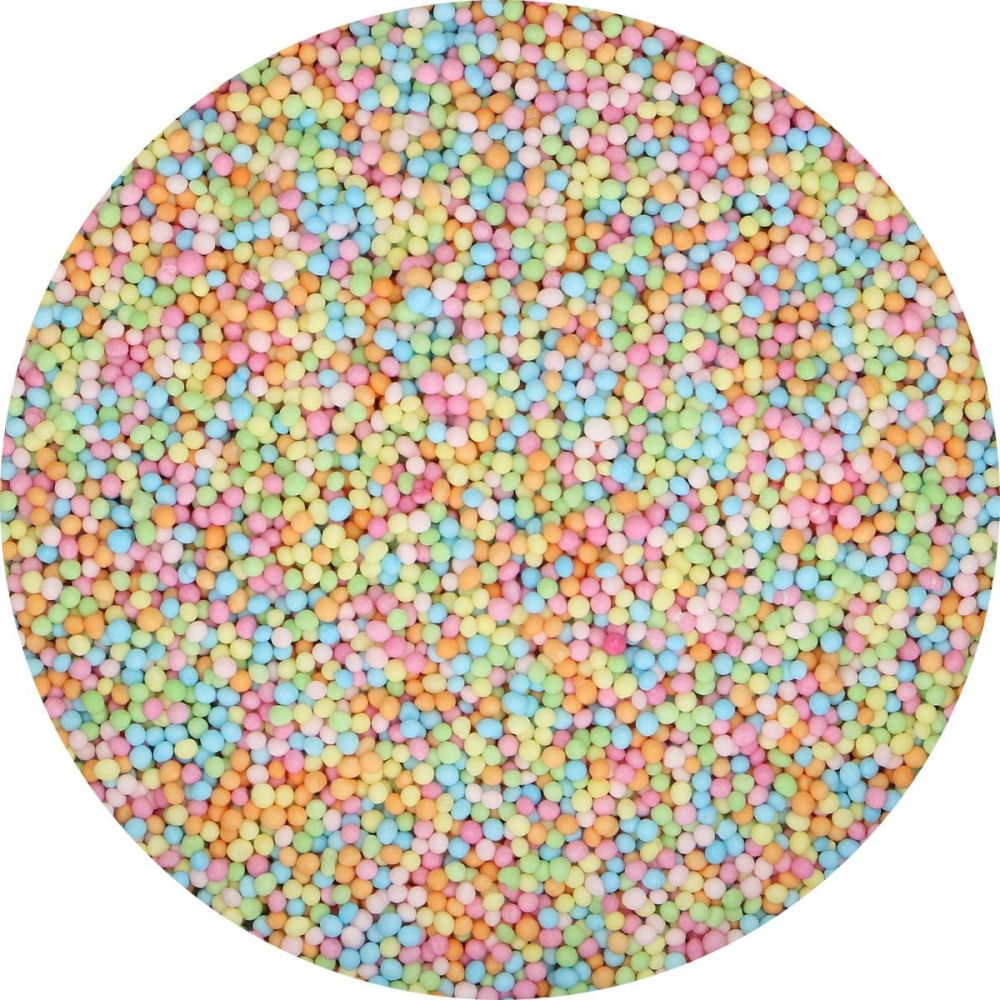 Sugar sprinkles - FunCakes - poppy, pastel mix, 80 g