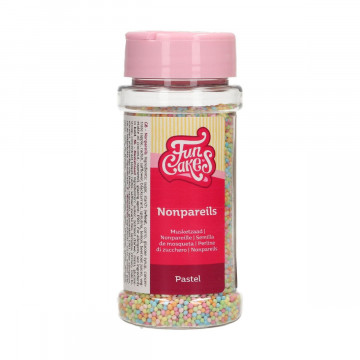 Sugar sprinkles - FunCakes - poppy, pastel mix, 80 g