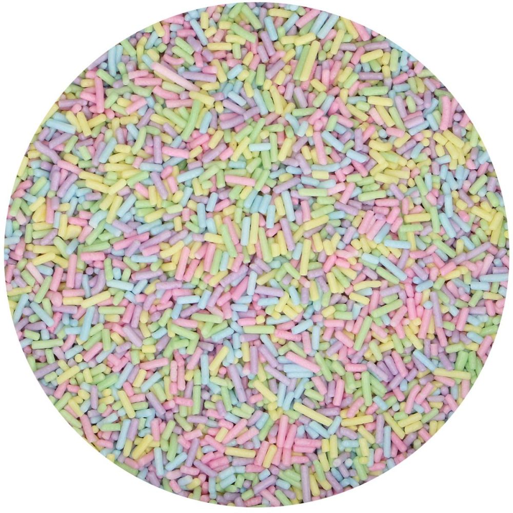 Sugar sprinkles - FunCakes - Pastel, 80 g