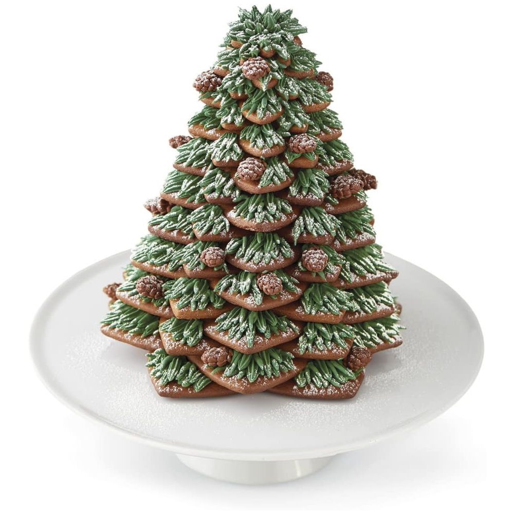 Set for creating and decorating a Christmas tree of cookies - Wilton