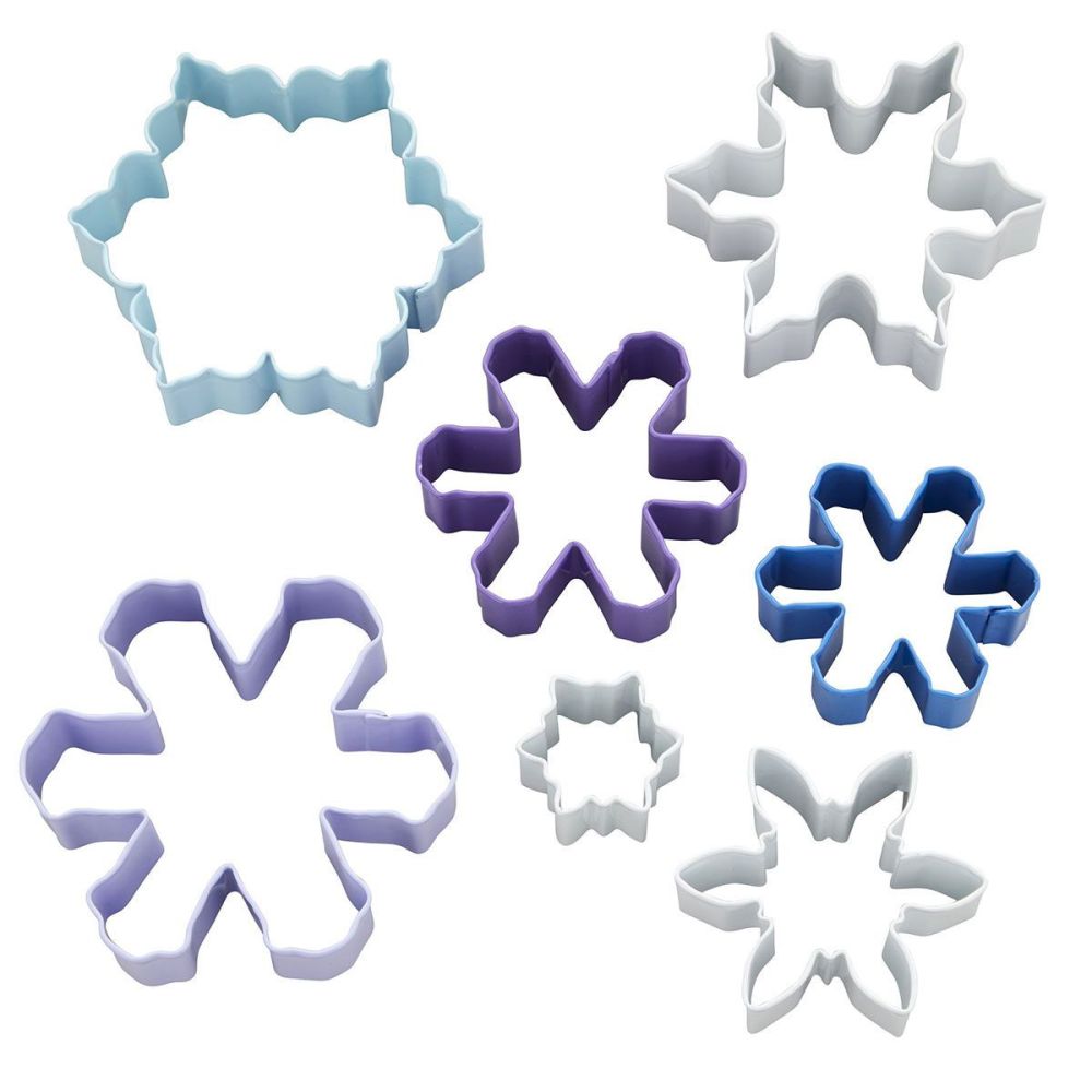 Set of cookie cutters - Wilton - Snowflakes, 7 pcs.