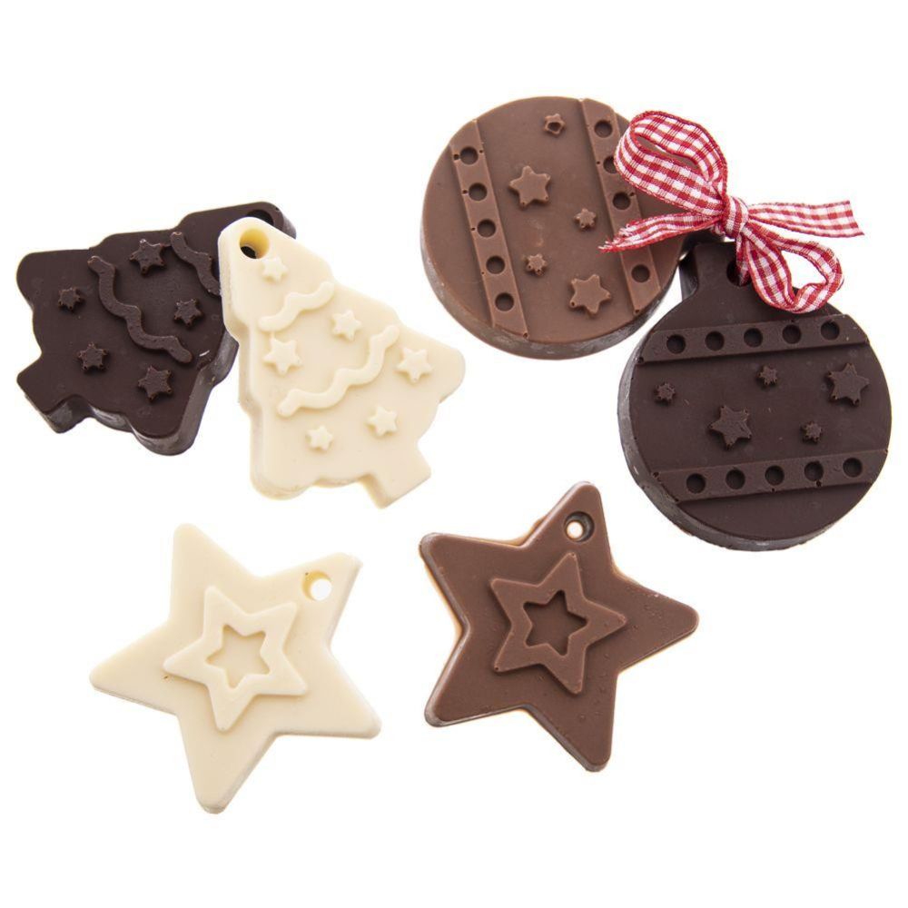 Silicone mold for cookies and chocolates - Orion - Christmas, 6 pcs.