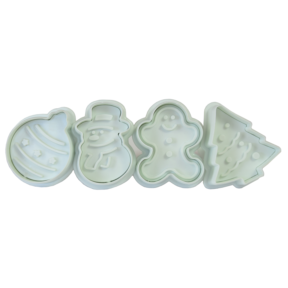 Set of Christmas cookie cutters - 4 pcs.