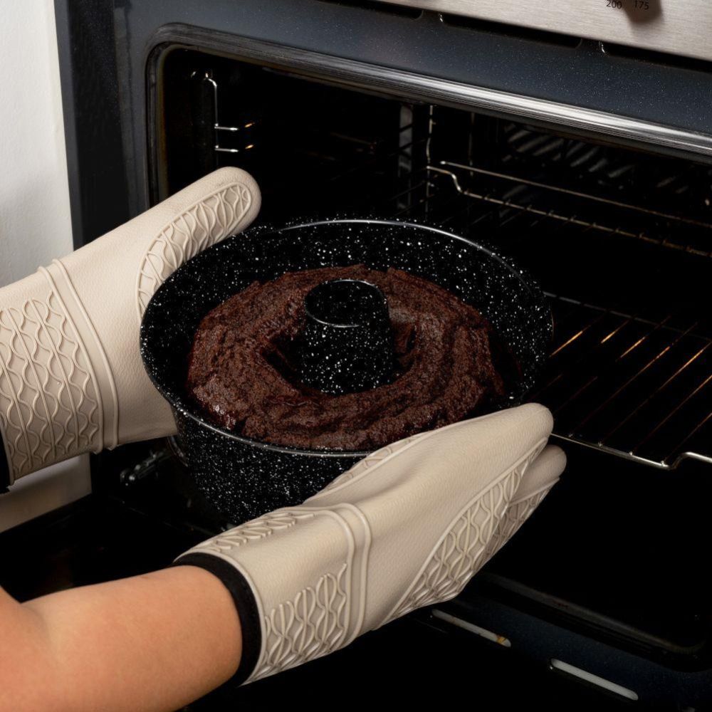 Cake baking pan with chimney - Nava - granite, 25 cm