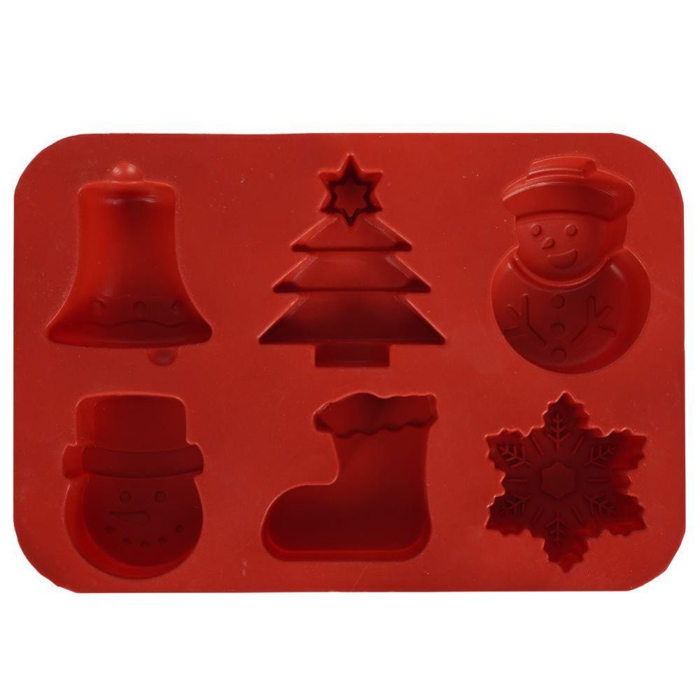 Silicone mold for Christmas cookies - La Cucina - Mix, 6 pcs.