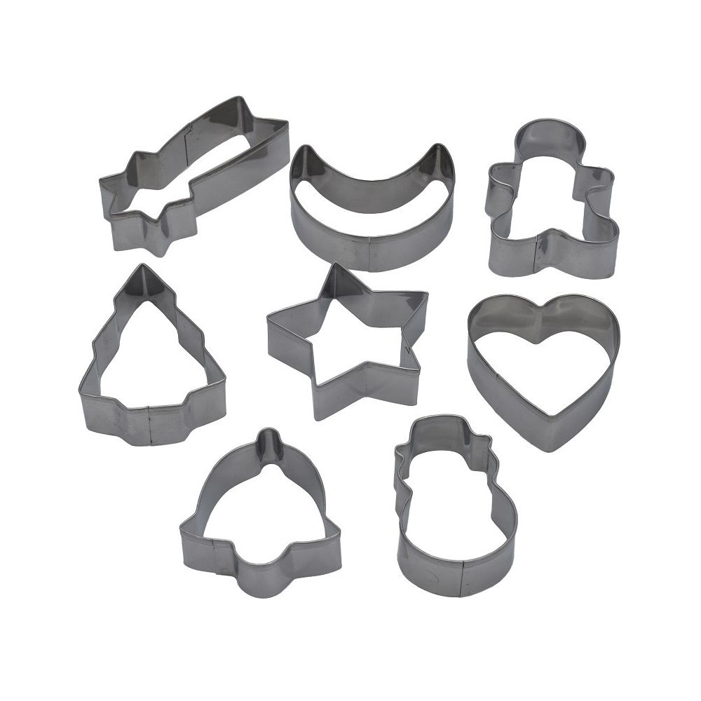 Christmas cookie cutters - 8 pcs.