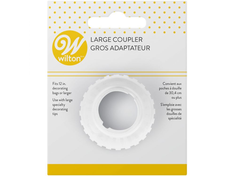 Adapter, coupler for confectionery tips - Wilton - large