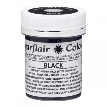 Chocolate dye - Sugarflair - Black, 35 g