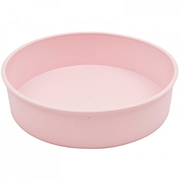 Silicone springform, round - Rico Design - pink, 6 x 24,5
