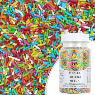 Sugar sprinkles - mix 5, 70 g