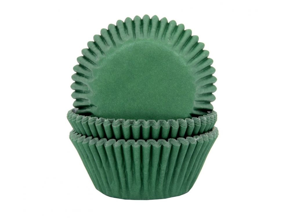 Muffin cases - House of Marie - dark green, 50 pcs.