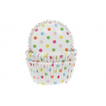 Muffin cases - House of Marie - Confetti, 50 pcs.