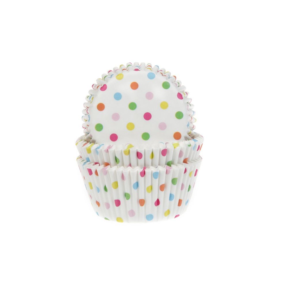 Muffin cases - House of Marie - Confetti, 50 pcs.
