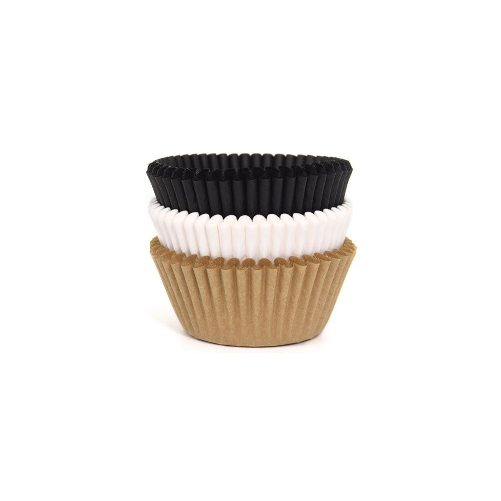 Muffin cases - House of Marie - Natural, mix, 75 pcs.