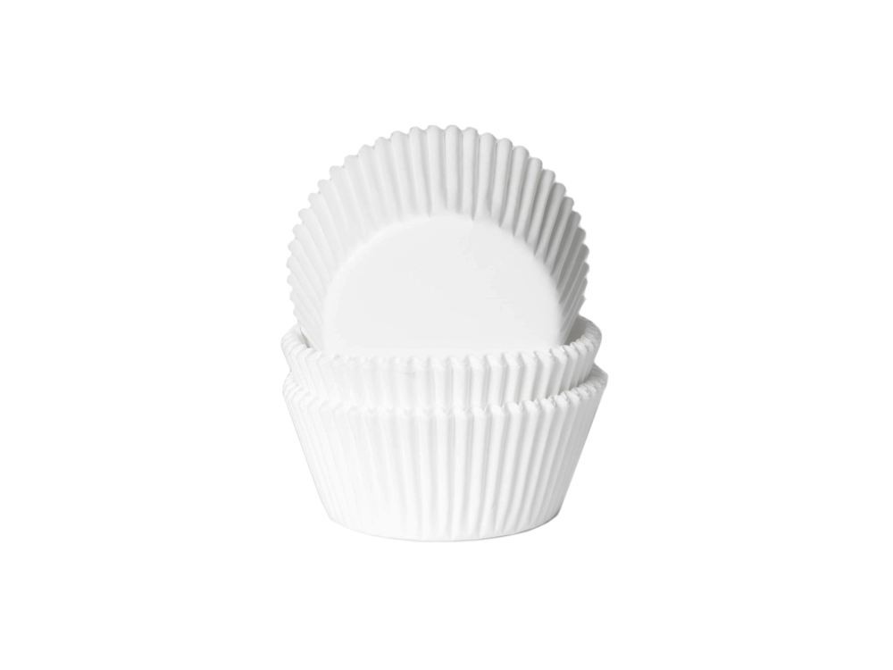 Mini muffin cases - House of Marie - white, 50 pcs.