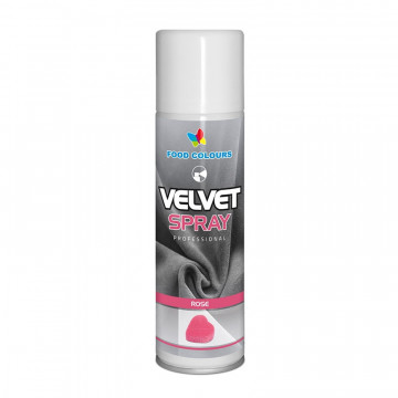 Zamsz w sprayu Velvet Spray - Food Colours - różowy, 250 ml