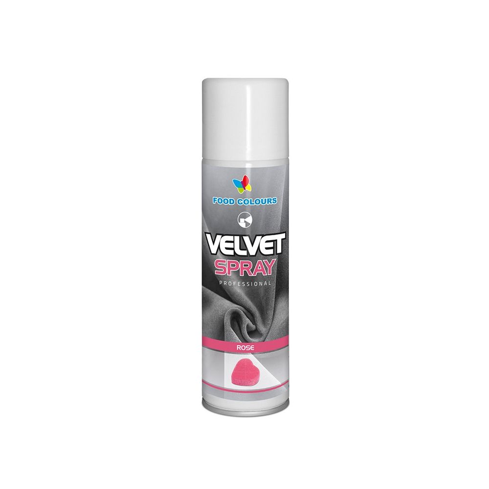Zamsz w sprayu Velvet Spray - Food Colours - różowy, 250 ml