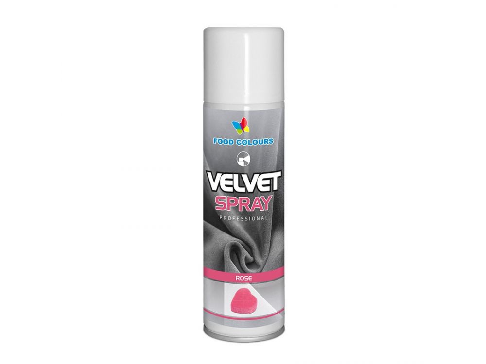 Velvet Spray - Food Colours - rose, 250 ml