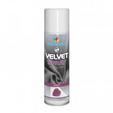 Zamsz w sprayu Velvet Spray - Food Colours - fioletowy, 250 ml
