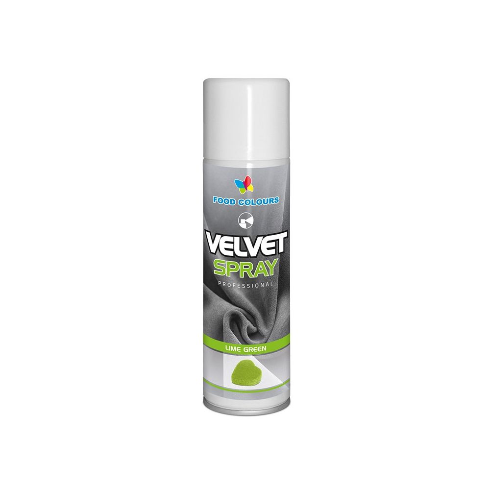 Velvet Spray - Food Colours - lime green, 250 ml